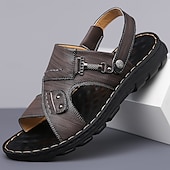 billiga Semester Sandaler-snygga sandaler för män med spänne och slitstark sula, lämpliga för sommarevenemang och dagligt bruk
