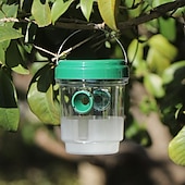 economico Supporto e Cura degli Animali-trappole per api in plastica, bottiglia esca per insetti, acchiappa vespe per interni ed esterni per piante da cucina di casa, alberi, insetti volanti, controllo dei parassiti