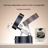 economico Supporti per auto-Supporto magnetico per cellulare con vuoto di aggiornamento 2025 nuovo supporto magnetico pieghevole e resistente per cellulare da auto, supporto magnetico retrattile a doppia faccia per cellulare