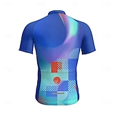 tanie Męskie koszulki-Męskie Koszulka rowerowa Krótki rękaw Rower Tee Tshirt Dżersej z 3 tylnymi kieszeniami Kolarstwo górskie Oddychający Szybkie wysychanie Anatomiczny kształt Odprowadzające wilgoć Burgundowy Granatowy