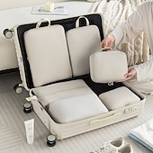 cheap Luggage &amp; Travel Storage-Compression Packing Cubes Set for Travel Luggage Storage and Organizer Space Savers, Digital, Toiletry, Makeup, Clothes, Shoes, Travel Bags