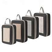 cheap Luggage &amp; Travel Storage-Compression Packing Cubes for Travel, Luggage &amp; Backpack Organizer Set, Space Saver Storage Bags for Clothes, Shoes, Toiletries, Makeup &amp; Digital Accessories