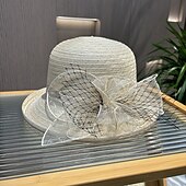 preiswerte Partyhut-Kopfstück Tüll Hochzeit Abendgesellschaft Elegant Hochzeit Mit Tüll Kopfschmuck Kopfbedeckung