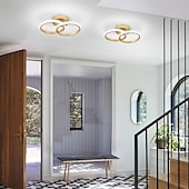 economico Lampade da soffitto con dimmer-lampade da corridoio a led nere e dorate moderne lampade da soffitto a led vicine alle luci da soffitto adatte per corridoi camere da letto bagni cucine balconi luci da soffitto