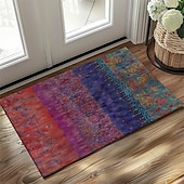 billiga Dörrmattor-Blommig Etnisk Doormat Kök Mat Golv Mat Halkfri Area Mat Oljetålig Mat Inomhus Utomhus Mat Sovrum Dekor Badrum Mat Entré Mat Vår Sommar
