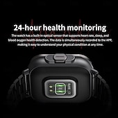 tanie Smartwatche-696 D8 Inteligentny zegarek 2.01 in Inteligentny zegarek Bluetooth EKG + PPG Krokomierz Powiadamianie o połączeniu telefonicznym Kompatybilny z Android iOS Damskie Męskie Odbieranie bez użycia rąk