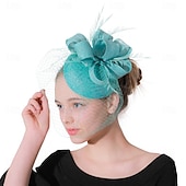 preiswerte Hochzeit Kopfschmuck-Kopfstück Sinamay Hochzeit Abendgesellschaft Elegant Hochzeit Mit Unifarbe Kopfschmuck Kopfbedeckung