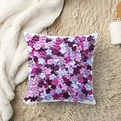 billiga blom- och växtstil-Blommor dekorativa kastkuddar överdrag 1PC vår sommar mjuk fyrkantig soffa kuddfodral kuddfodral för sovrum vardagsrum soffa stol