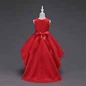 Дети Девочки Платье для вечеринки Сплошной цвет Без рукавов Выступление День рождения Красивый Милая Полиэстер Ассиметричное Платье для вечеринки Платье в стиле 50-х годов Платье A-силуэта Лето 4 Недорогие Платья для вечеринки-Дети Девочки Платье для вечеринки Сплошной цвет Без рукавов Выступление День рождения Красивый Милая Полиэстер Ассиметричное Платье для вечеринки Платье в стиле 50-х годов Платье A-силуэта Лето 4