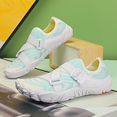 preiswerte Sneaker für Herren-Barfuß-Wasserschuhe für Herren – weiß und orange, schnelltrocknend, verstellbarer Klettverschluss – ideal für Strand- und Wasseraktivitäten