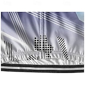 abordables Maillots pour hommes-Homme Maillot Velo Cyclisme Manche Courte Cyclisme Tee-shirt Maillot avec 3 poches arrière VTT Vélo tout terrain Respirable Séchage rapide Conception anatomique Mèche Bleu Des sports Vêtement Tenue