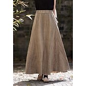 cheap Bottoms-Retro Vintage Medieval Skirt Women&#039;s Masquerade Casual Daily Adults&#039; Skirt
