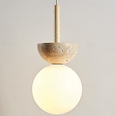 abordables Suspension-13 cm Design de Lanterne Suspendue Formes Géométriques Suspension Pierre Verre Style Artistique Style Formel Le style rétro ancien Rustique 110-120V 220-240V