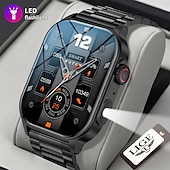 Χαμηλού Κόστους Smartwatch-LIGE BWKM02 Εξυπνο ρολόι 1.96 inch Έξυπνο ρολόι Bluetooth Υπενθύμιση Κλήσης Παρακολούθηση Δραστηριότητας Ξυπνητήρι Συμβατό με Android iOS Γυναικεία Άντρες Κλήσεις Hands-Free