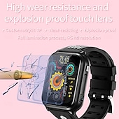 abordables Montres connectées-Montre intelligente 696 H1PRO Tracker de fitness ECG PPG Appel Bluetooth Rappel Android iOS IP67 44mm 1,83&quot;