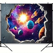 baratos Tapeçaria Planetária-Tapeçaria Planetária Arte de Parede do Universo Grande Tapeçaria Mural Decor Fotografia Fundo Cobertor Cortina Decoração de Casa Quarto Sala de Estar