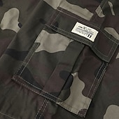 cheap Classic-Men's Tactical Shorts Cargo Shorts Camping Shorts Camo Shorts Hiking Shorts Elastic Waist Multi Pocket Straight Leg Camouflage Moisture Wicking Wearable Knee Length Outdoor Casual Daily Fashion