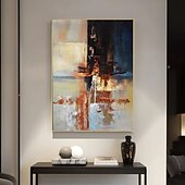 cheap Still Life Paintings-Handmade Thick texture  Oil Paintings On Canvas Wall Art Decoration Modern Abstract Tree Picture For Home Decor modern Painting Abstract Landscape painting