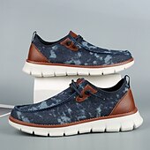 baratos Ténis para Homem-tênis masculino moderno slip-on, malha cinza com sola acolchoada, conforto leve para uso diário