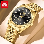cheap Quartz Watches-OPK Luxury Brand Watch Circular Dial Luminous Stainless Steel Men&#039;s Quartz Watch