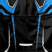 abordables Maillots Hombre-Hombre Maillot de Ciclismo Geométrico Manga Corta Bicicleta Camiseta Maillot con 3 bolsillos traseros MTB Bicicleta Montaña Secado rápido Diseño Anatómico Capilaridad Transpirable Deportes Amarillo