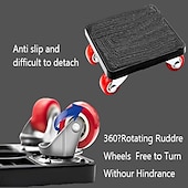 cheap Hand Tools-Furniture Mover with Wheels &amp; Lifter Set 360 Swivel Casters 880lbs Capacity Furniture Dolly for Moving Heavy Furniture Refrigerator Sofa Cabinet