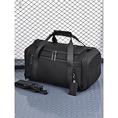 cheap Travel Bags-Waterproof Travel Duffel Bag with Shoe Compartment – Large Capacity Gym, Sports, and Overnight Luggage for Men &amp; Women, Carry-On Weekender Bag with Trolley Sleeve