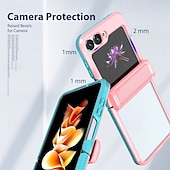 Недорогие Чехлы для Samsung-телефон Кейс для Назначение SSamsung Galaxy Z-флип 6 Z Flip 5 Кейс на заднюю панель Защита от удара Ретро ТПУ ПК