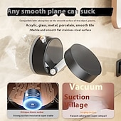 economico Supporti per auto-Supporto magnetico per cellulare con vuoto di aggiornamento 2025 nuovo supporto magnetico pieghevole e resistente per cellulare da auto, supporto magnetico retrattile a doppia faccia per cellulare
