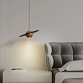 economico Luci a sospensione-24 cm Design Circolare/Tondo Design di Lanterna a Sospensione Lampada a sospensione Rame Legno Stile Artistico Stile Vintage Classico Vintage Rustico 110-120V 220-240V