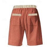 baratos Shorts de moletom-Homens calções atléticos Shorts de moletom Calção Shorts de verão Bolsos Com Cordão Cintura elástica Bloco de cor Conforto Respirável Curto Ao ar livre Esportes Clássico Casual Preto Azul