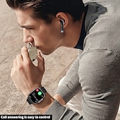 tanie Smartwatche-696 D8 Inteligentny zegarek 2.01 in Inteligentny zegarek Bluetooth EKG + PPG Krokomierz Powiadamianie o połączeniu telefonicznym Kompatybilny z Android iOS Damskie Męskie Odbieranie bez użycia rąk