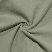 cheap Retro-Men's Linen Pants Trousers Summer Pants Beach Pants Drawstring Elastic Waist Straight Leg Plain Comfort Breathable Full Length Outdoor Casual Daily Fashion Retro Vintage Black White