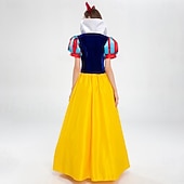 preiswerte Damenkostüme-Schnee und die sieben Freunde Prinzessin Fee Kleid Cosplay Kostüm Umhang Verkleiden for Damen Erwachsene Halloween Karneval Party Leistung
