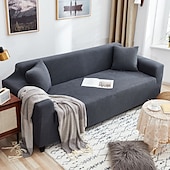 ieftine Cuvertură Canapea-husă de canapea din țesătură jacquard elastic husă de canapea extensibilă husă de canapea în formă de L husă de colț pentru sufragerie 1/2/3/4 locuri