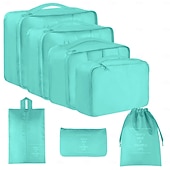 cheap Luggage &amp; Travel Storage-Compression Packing Cubes Set for Travel, Luggage Storage and Organizer, Folding Toiletry and Clothes Organizer