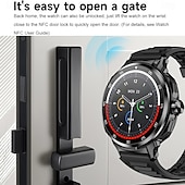Χαμηλού Κόστους Smartwatch-696 D11 Εξυπνο ρολόι 1.46 inch Έξυπνο ρολόι Bluetooth Βηματόμετρο Υπενθύμιση Κλήσης Παρακολούθηση Ύπνου Συμβατό με Android iOS Άντρες Κλήσεις Hands-Free Υπενθύμιση Μηνύματος Έλεγχος Φωτογραφικής IPX-0