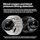 Χαμηλού Κόστους Smartwatch-696 TK26 Εξυπνο ρολόι 1.43 inch Έξυπνο ρολόι Bluetooth ΗΚΓ + PPG Βηματόμετρο Υπενθύμιση Κλήσης Συμβατό με Android iOS Γυναικεία Άντρες Κλήσεις Hands-Free Υπενθύμιση Μηνύματος IP 67 Θήκη ρολογιού 52mm