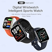 abordables Montres connectées-696 Y83 Montre intelligente 1.83 pouce Smartwatch Montre Connectée Bluetooth ECG+PPG Podomètre Rappel d&#039;appel Compatible avec Android iOS Femmes Hommes Appels Mains Libres Rappel de Message IP 67