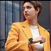 abordables Montres connectées-iMosi HT31 Montre intelligente 1.72 pouce Smartwatch Montre Connectée Bluetooth Podomètre Rappel d&#039;appel Moniteur d&#039;Activité Compatible avec Android iOS Femmes Hommes Appels Mains Libres Étanche