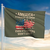 ieftine Steaguri de grădină, banner-Steag patriotic 4 iulie Exterior Interior cu gromete Ziua Independenței Decoruri pentru curte și grădină americană Banner semn de sărbătoare