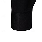 economico camicia da uomo con bottoni-Per uomo Camicia Camicia estiva Maglietta informale Camicia da spiaggia Camicia con bottoni Nero Bianco Manica lunga Floreale Bavero Da mare Hawaiano Con ricami Abbigliamento Poliestere Di tendenza