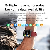 tanie Smartwatche-E500 Smart Watch 1.92 cala Smartwatch Fitness Biegowy Zegarek Bluetooth ECG+PPG Monitorowanie temperatury Krokowiec Kompatybilny z Android iOS Kobiety Mężczyźni Długi czas pracy wodoodporny IP67