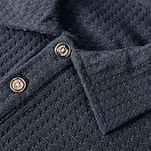 economico Camicie Popover da Uomo-Per uomo Camicia Camicia Estiva Camicia casual Camicia da Spiaggia Camicia con Bottoni Nero Bianco Rosso Borgogna Blu reale Manica Corta Semplice Colletto a Camicia Vacanza Camicia hawaiana
