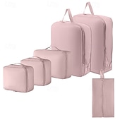 cheap Luggage &amp; Travel Storage-Compression Packing Cubes Set for Travel Luggage Storage and Organizer Space Savers, Digital, Toiletry, Makeup, Clothes, Shoes, Travel Bags