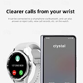 cheap Smartwatch-696 JSwatch6Max Smart Watch 1.43 inch Smartwatch Fitness Running Watch Bluetooth ECG+PPG Pedometer Call Reminder Compatible with Android iOS Women Men Hands-Free Calls Message Reminder IP 67 46mm