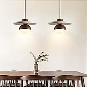 abordables Suspension-30 cm Design de Lanterne Suspendue Formes Géométriques Suspension Pierre Verre Style Artistique Le style rétro Style Classique ancien Rustique 110-120V 220-240V