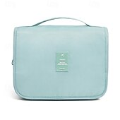 cheap Luggage &amp; Travel Storage-Portable Travel Toiletry Bag, Large Capacity Hanging Makeup Organizer, Handheld Storage Pouch for Travel