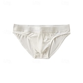 abordables Bóxer de hombre-Hombre 1 pc Bragas básicas Slip Retazos Poliéster Transpirable Suave Cómodo Refranes y citas Tiro Medio Negro Blanco