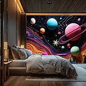 billiga Planet Tapestry-Planet Landskap Hängande Tapestry Väggkonst Stort Tapestry Murals Dekor Fotografi Bakgrundsduk Gardin Hem Sovrum Vardagsrumsinredning